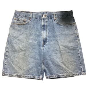 Levi’s 550 Light Wash Denim Shorts Men’s Size 40W – Relaxed, Classic, Vintage